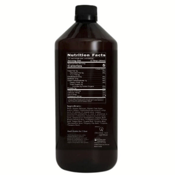 Original Biome 32 fl oz liquid probiotic supplement bottle