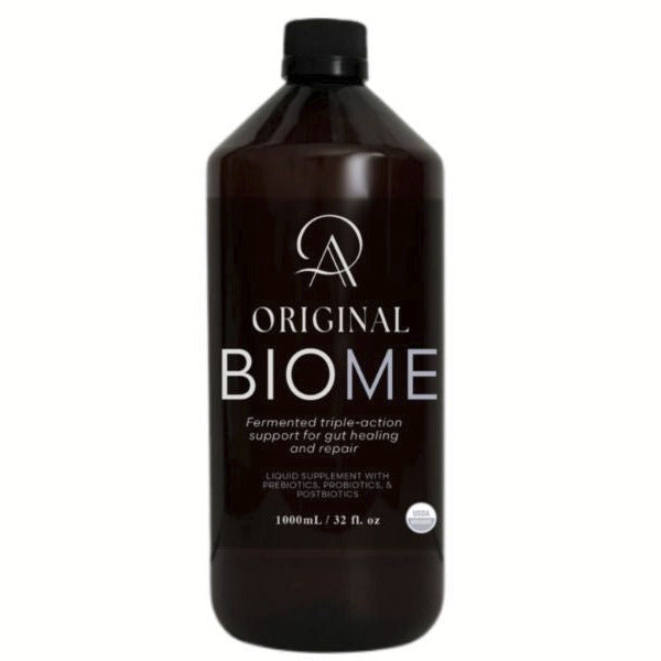 Original Biome 32 fl oz liquid probiotic supplement bottle